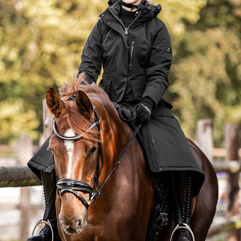 Long Winter Riding Coat ELT mod. Performance Opal - 2615