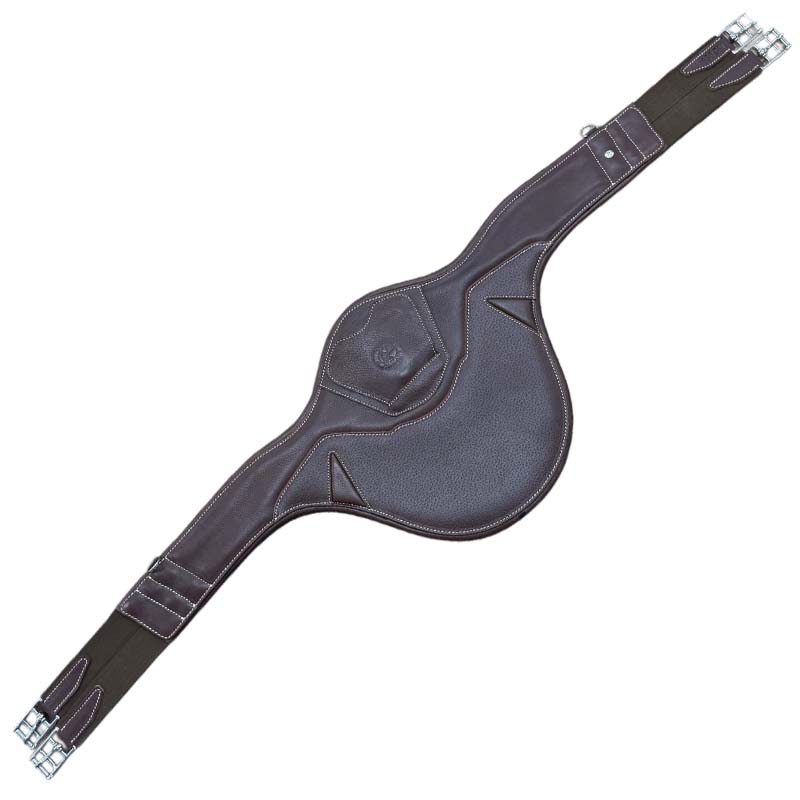 Pariani Stud Girth with snap hook in leather