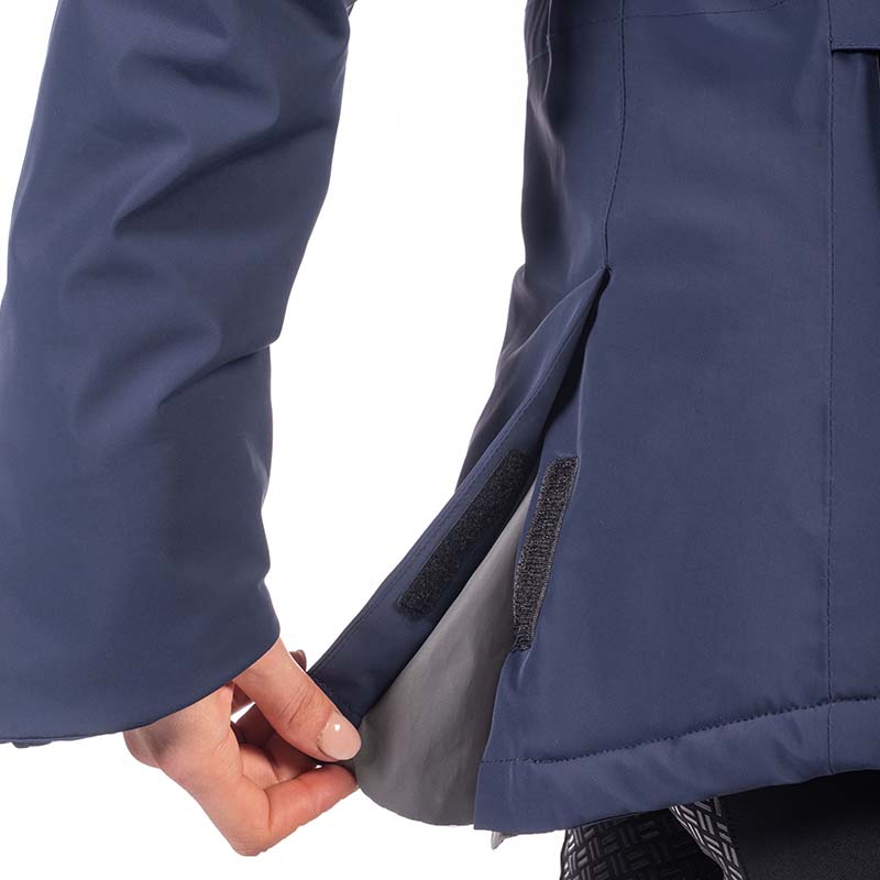 Women's Long Waterproof and Windproof Jacket HKM – Minnesota Model - 3428