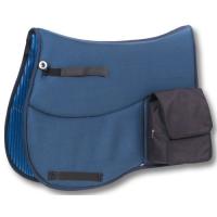 RECTANGULAR SYMPATEX SADDLE PAD for TREKKING WITH POCKETS VARIOUS COLOURS