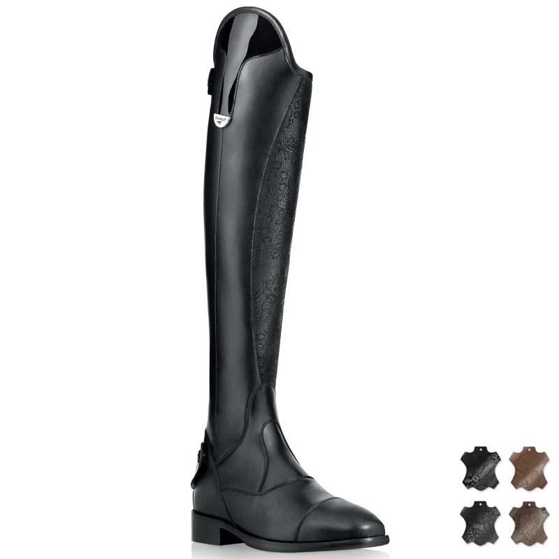Boots Pioneer in tooling flower leather model Efesto