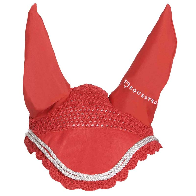 Equestro ear net with cord - 0585