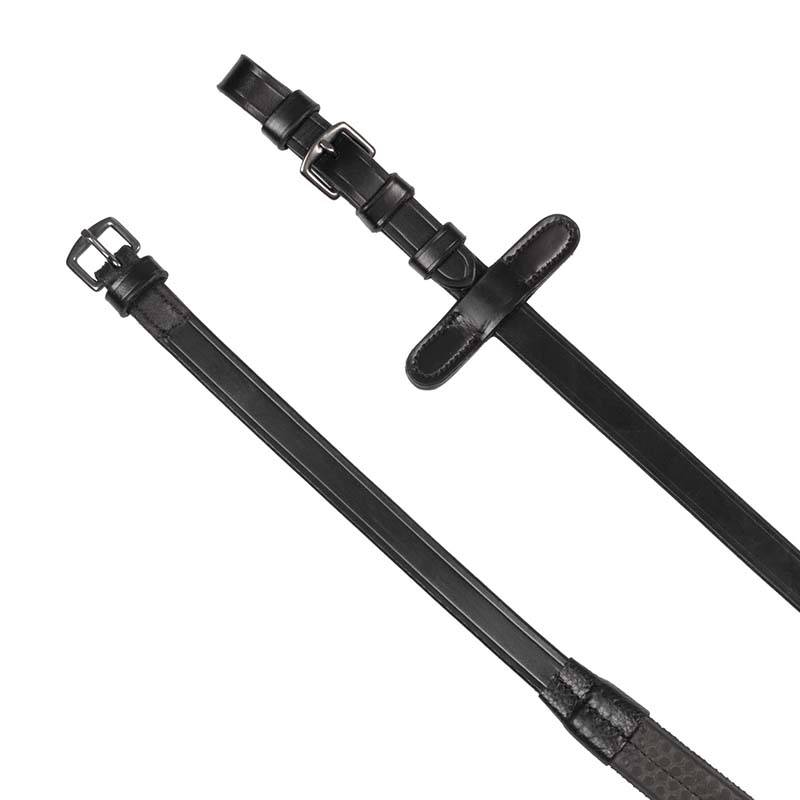 Equestro English Bridle with Clinchers in leather w/reins - 3786