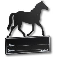 NAME PLATE FOR BOX FOR HORSE AND OWNER