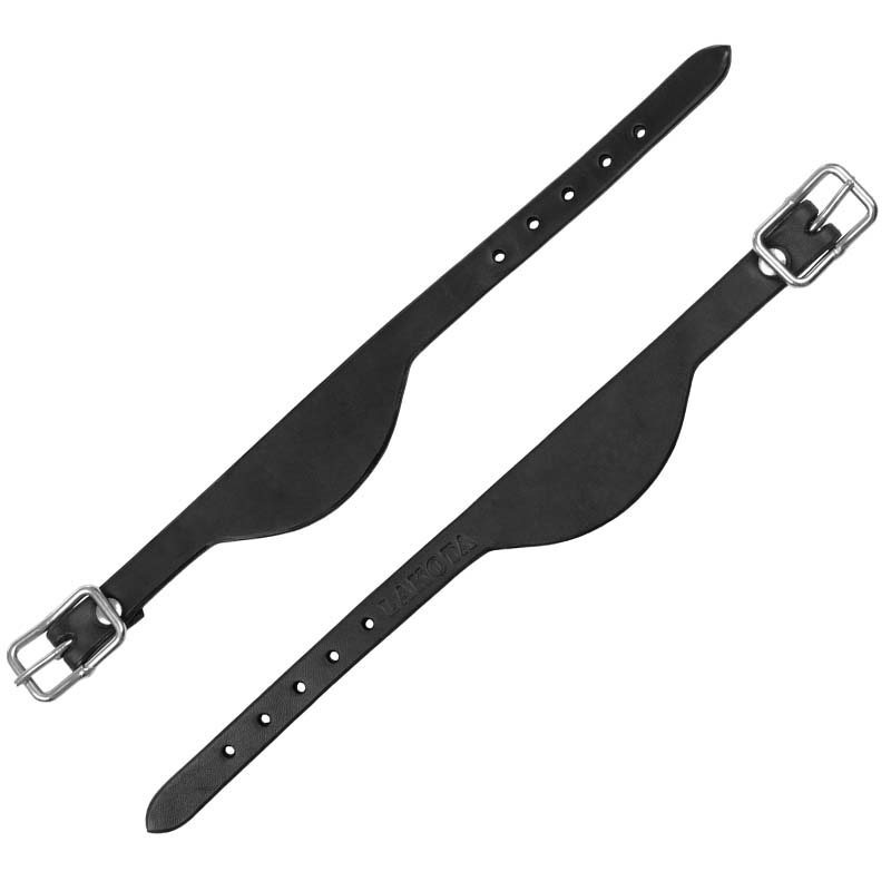 Leather laces for fender closures