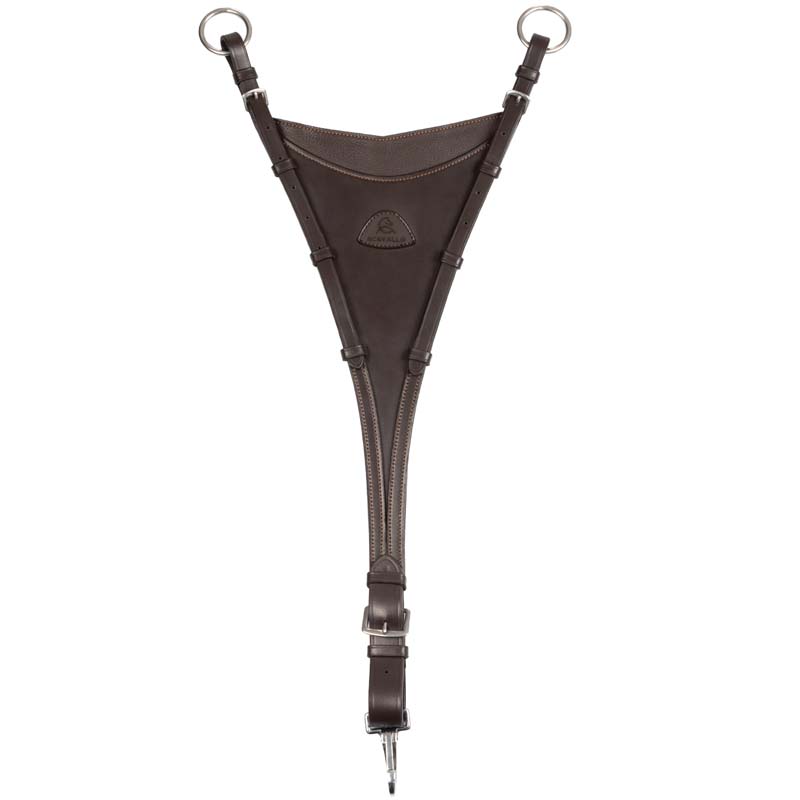 Martingale Fork Acavallo fan-shaped - genuine leather - 2635