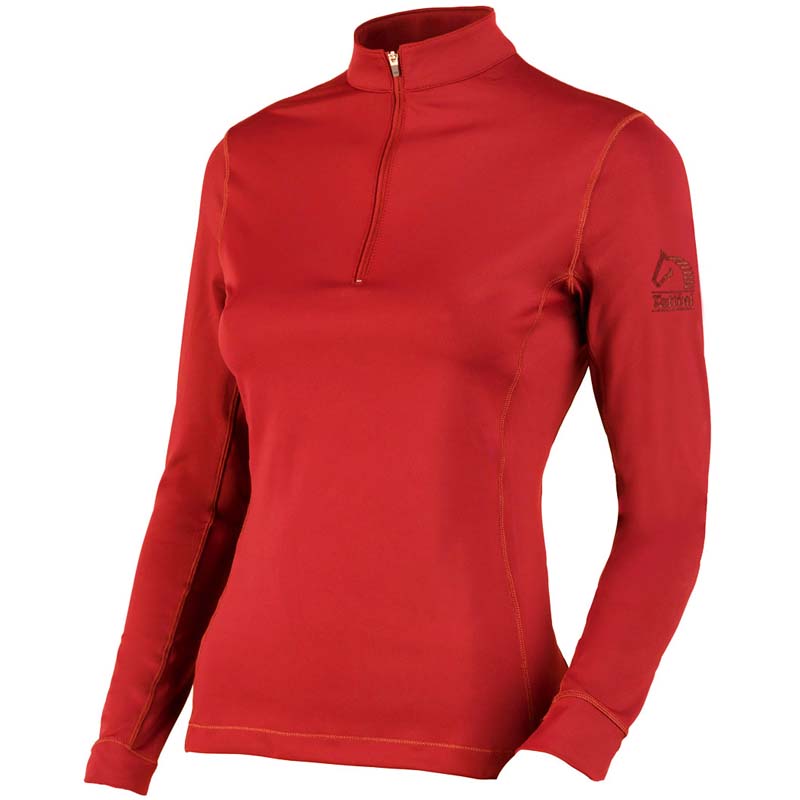 Winter Technical Riding Polo for women Tattini mod. Agatea, long sleeve - 3532