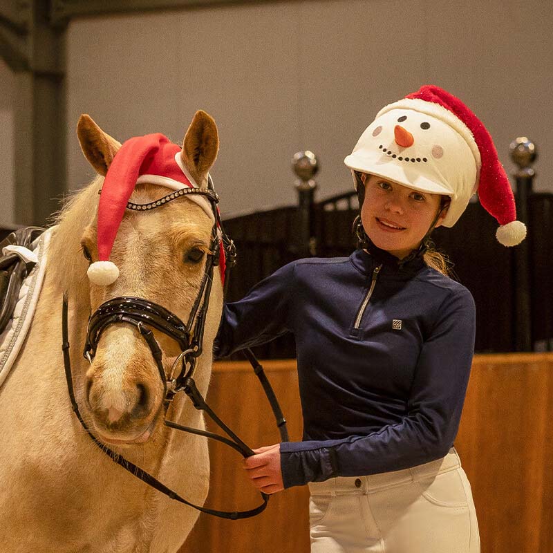 Christmas Snowman Helmet Cover for Riding Helmet - 9330