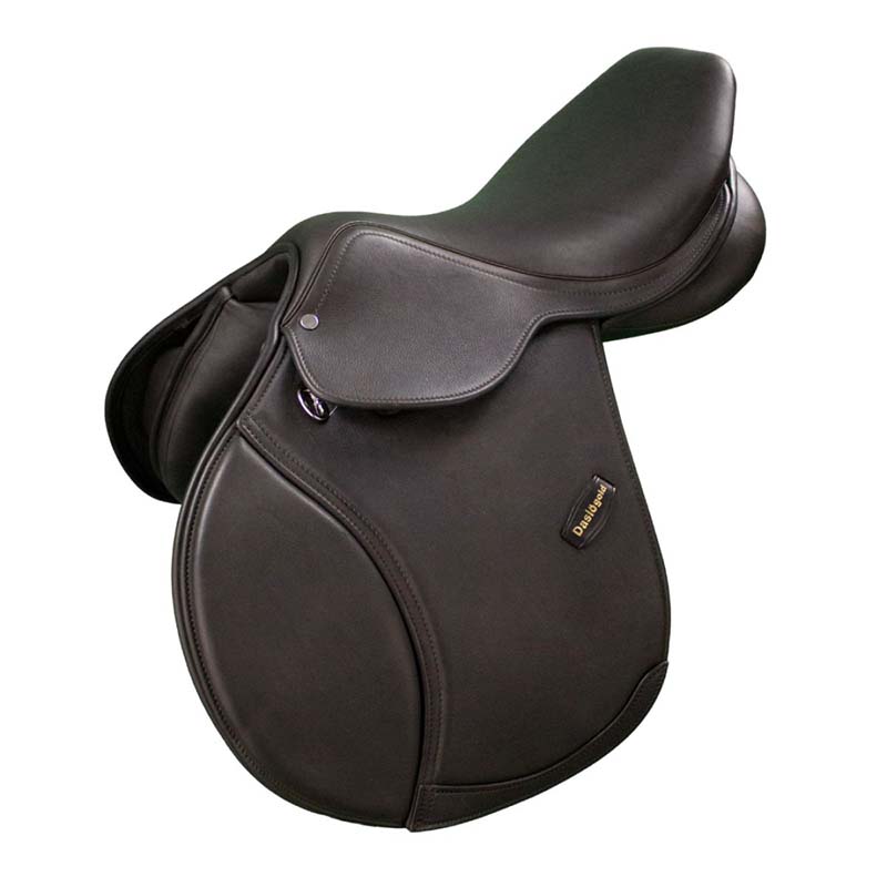 Jumping Saddle Daslo Gold in Doubled Leather with Interchangeable Gullet - 2839