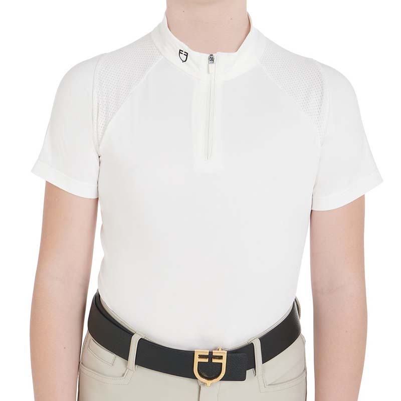 Equestro training polo shirt junior short sleeved - 9066