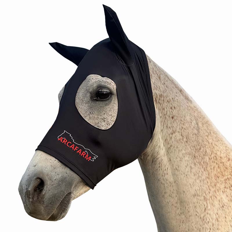 Arcafarm lycra horse fly mask with ear covers