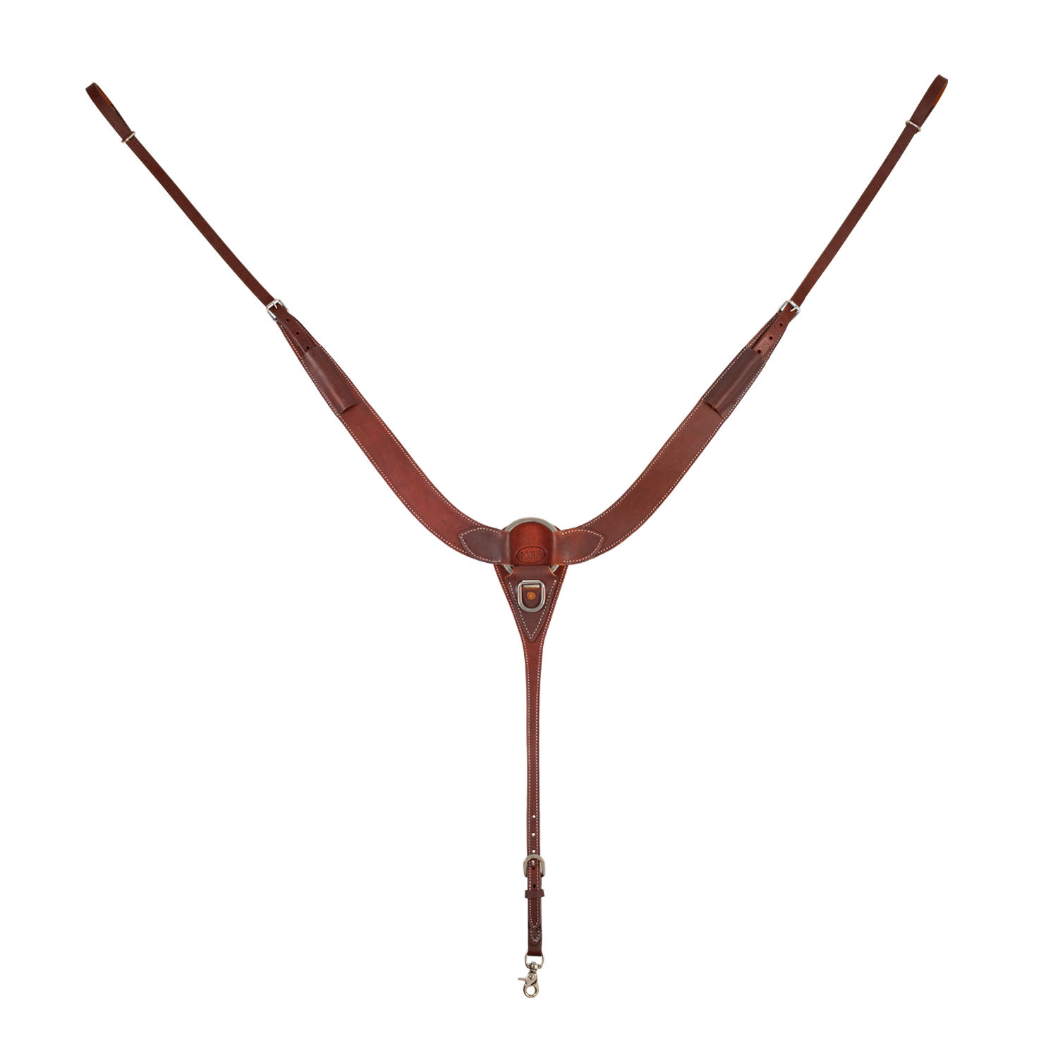 Pool’s Western Breastplate in oiled leather - 4761