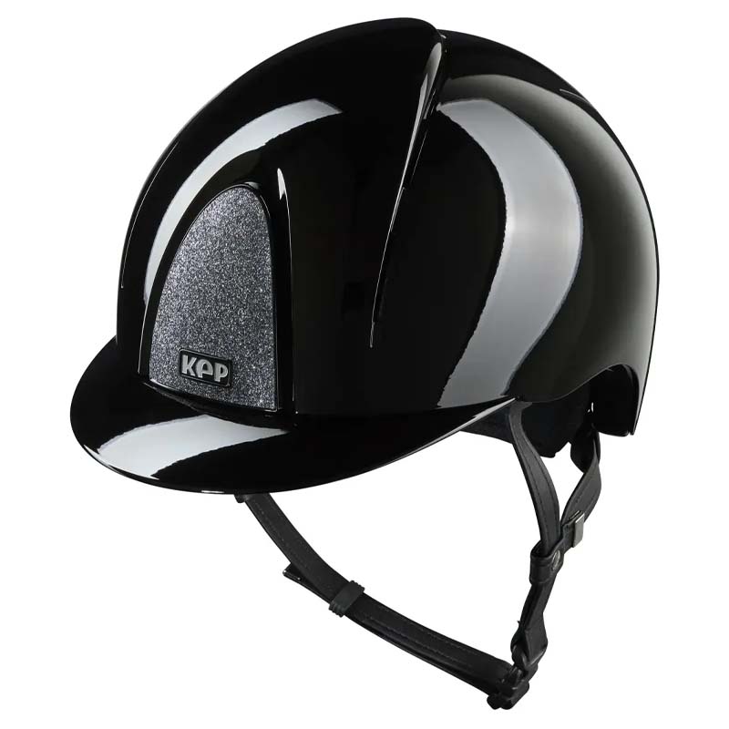 KEP Smart Nova Metal Polish STAR Helmet – standard visor, glossy with sparkling fabric - 3351