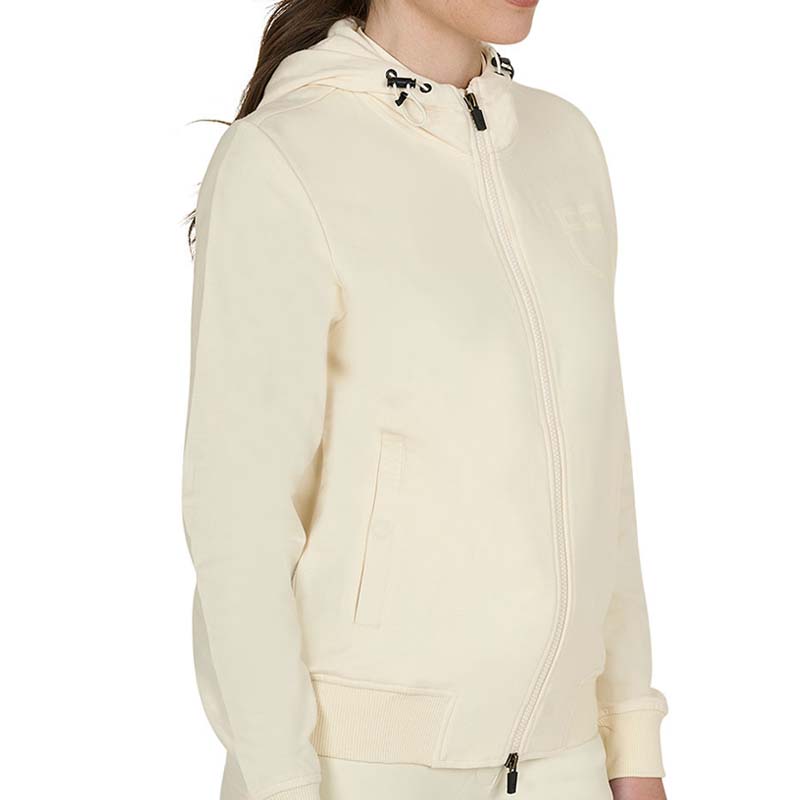 Equestro Cotton Hoodie for Women with ajustable hood - 9743