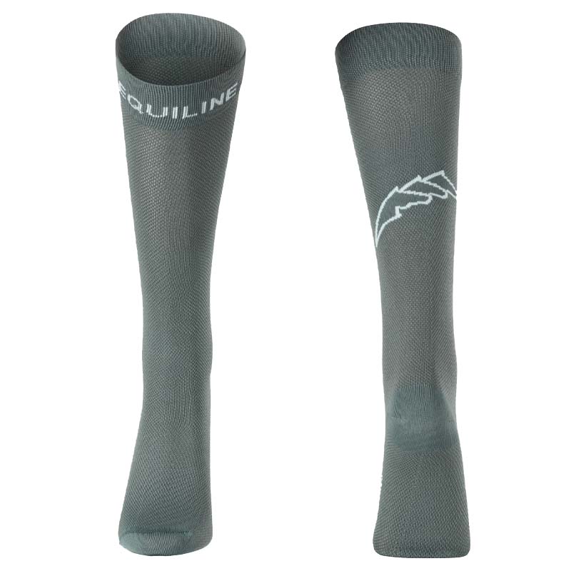 Lightweight Riding Socks Equiline with jacquard logo - 9813