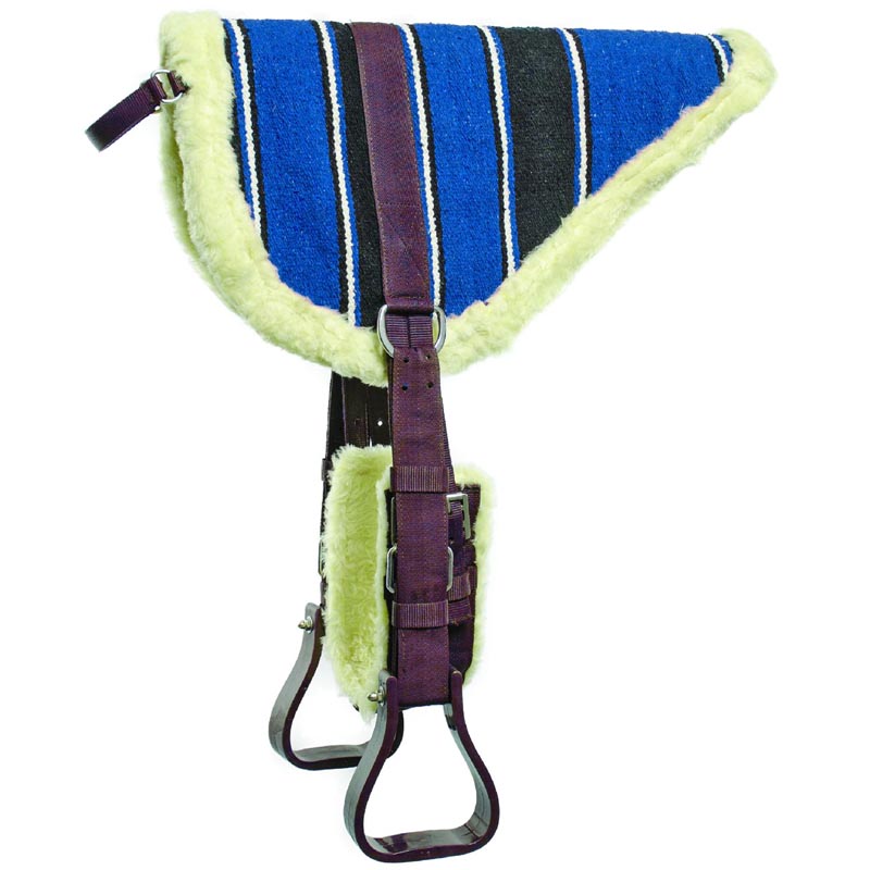 Bareback navajo with stirrups