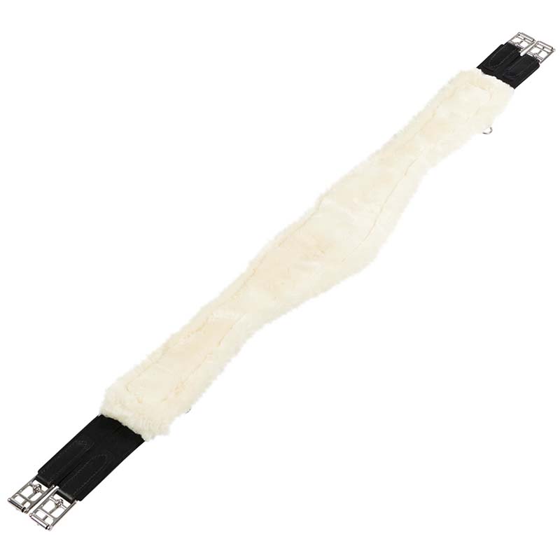 English anatomic saddlegirth with removable sheepskin - 2866