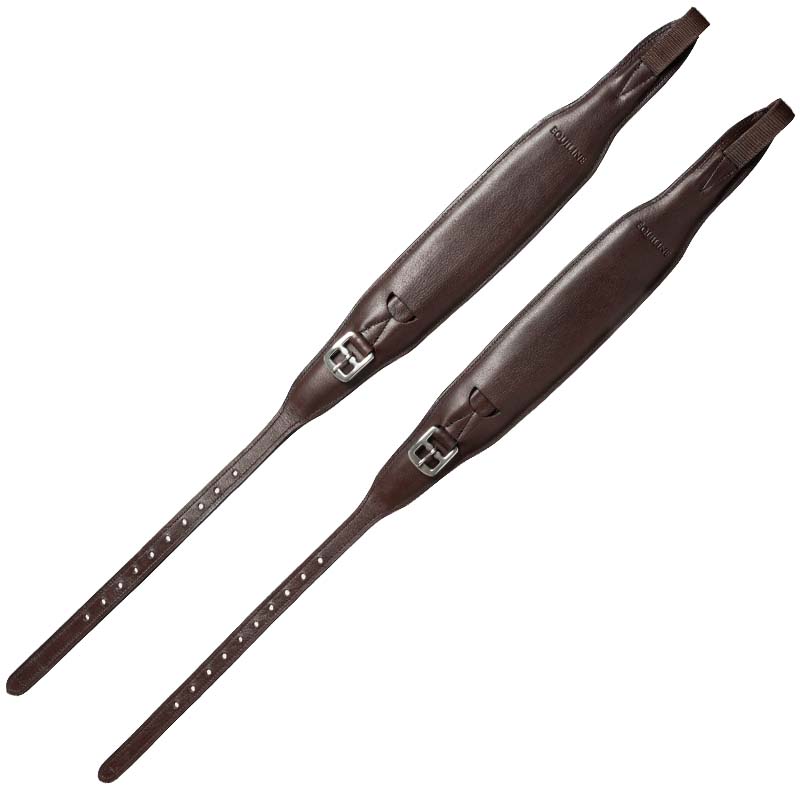 Stirrup leathers mono Equiline real leather - 3181