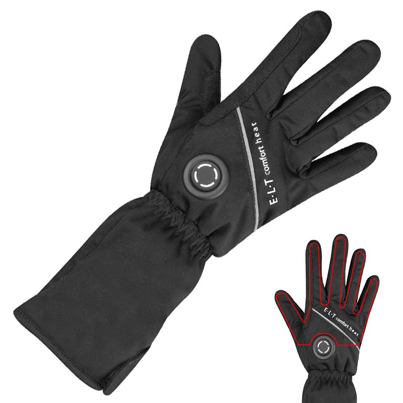 Heated Riding Gloves Unisex ELT Comfort Heat (battery not included)