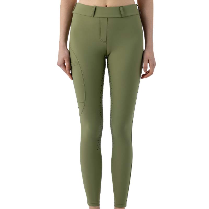 Women High-waist Riding Leggings Equiline EDNAF - Full grip - 9248