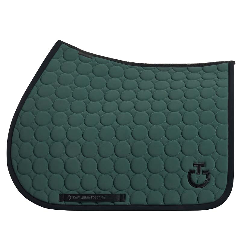 Cavalleria Toscana jumping saddle pad geometric quilted - 9624